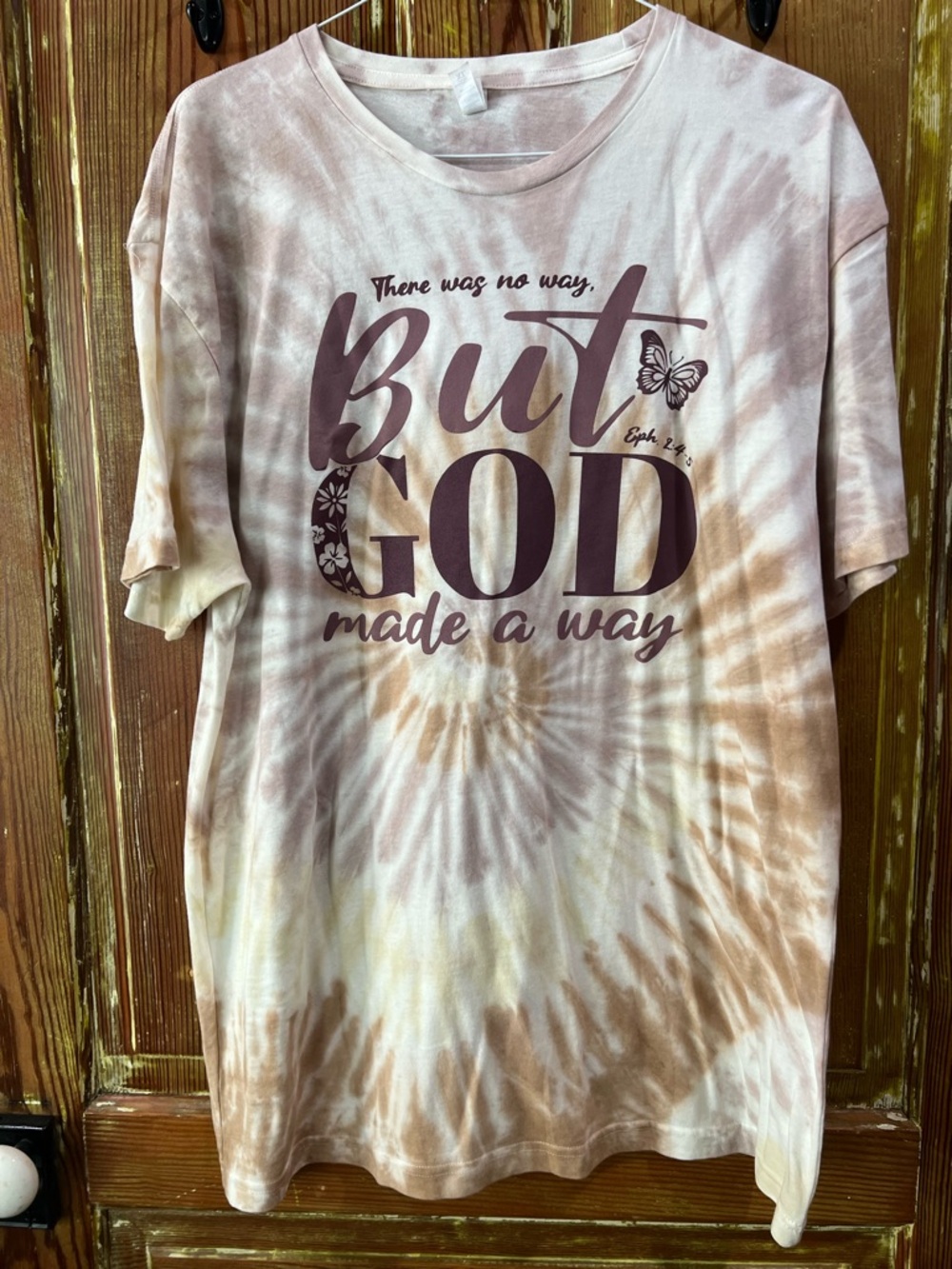 Love & Faith Pink Tie-Dye Graphic Tee